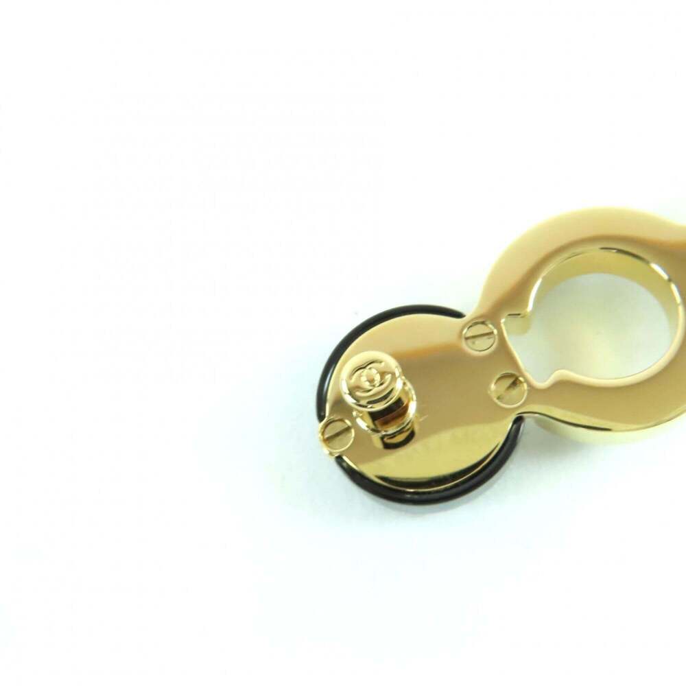 CHANEL Authentic Black Pearl Logo Brooch - Picture 8 of 8